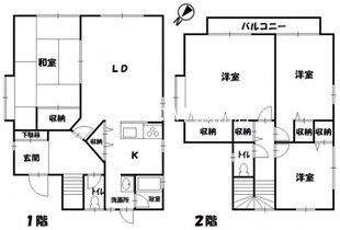 備前西市駅 徒歩18分 1階の物件間取画像